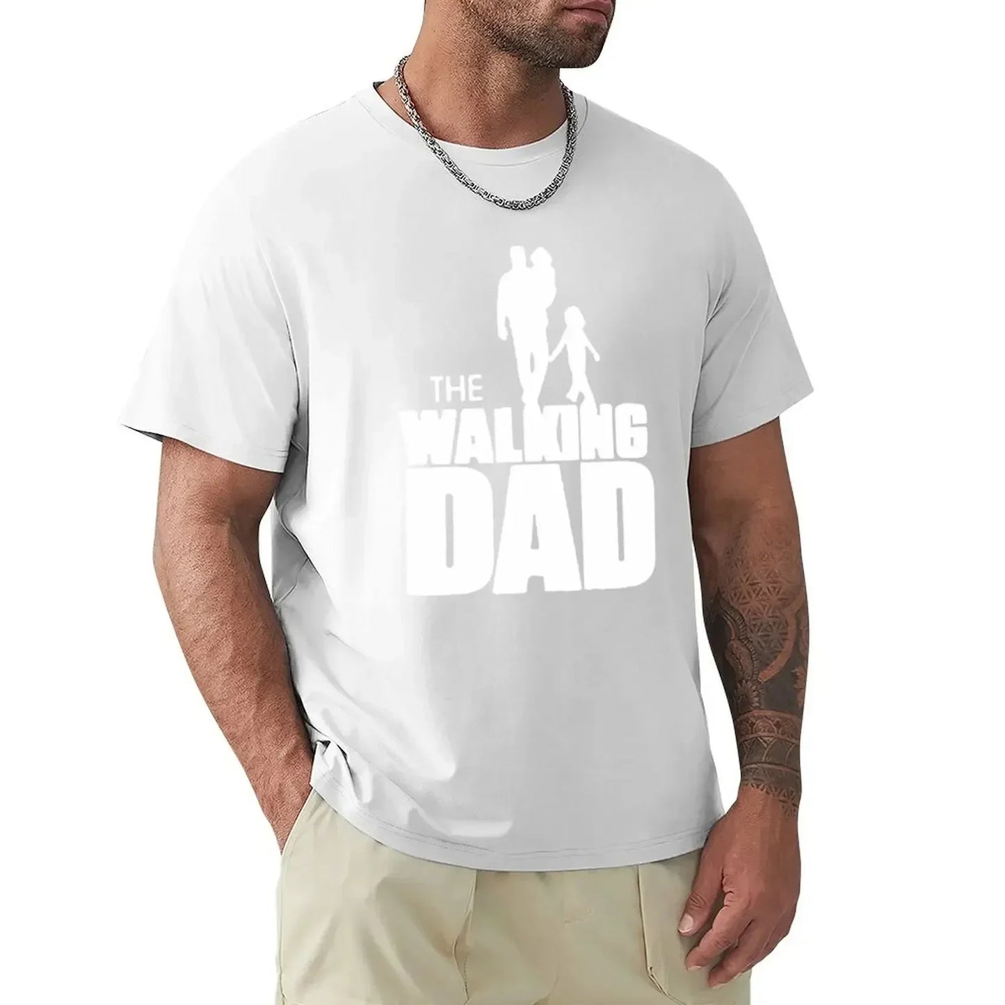 Father's Day T-shirt Walking Dad