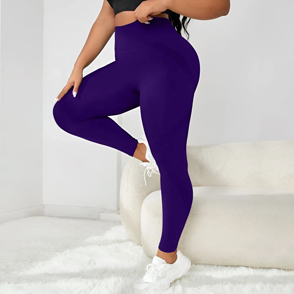 Plus Size Seamless Yoga Pants