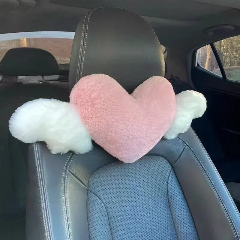 Cute Cartoon Car Headrest Pillow