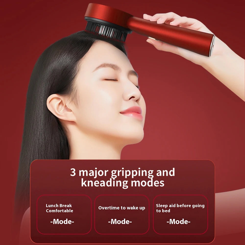 Red Light Electric Massage Comb