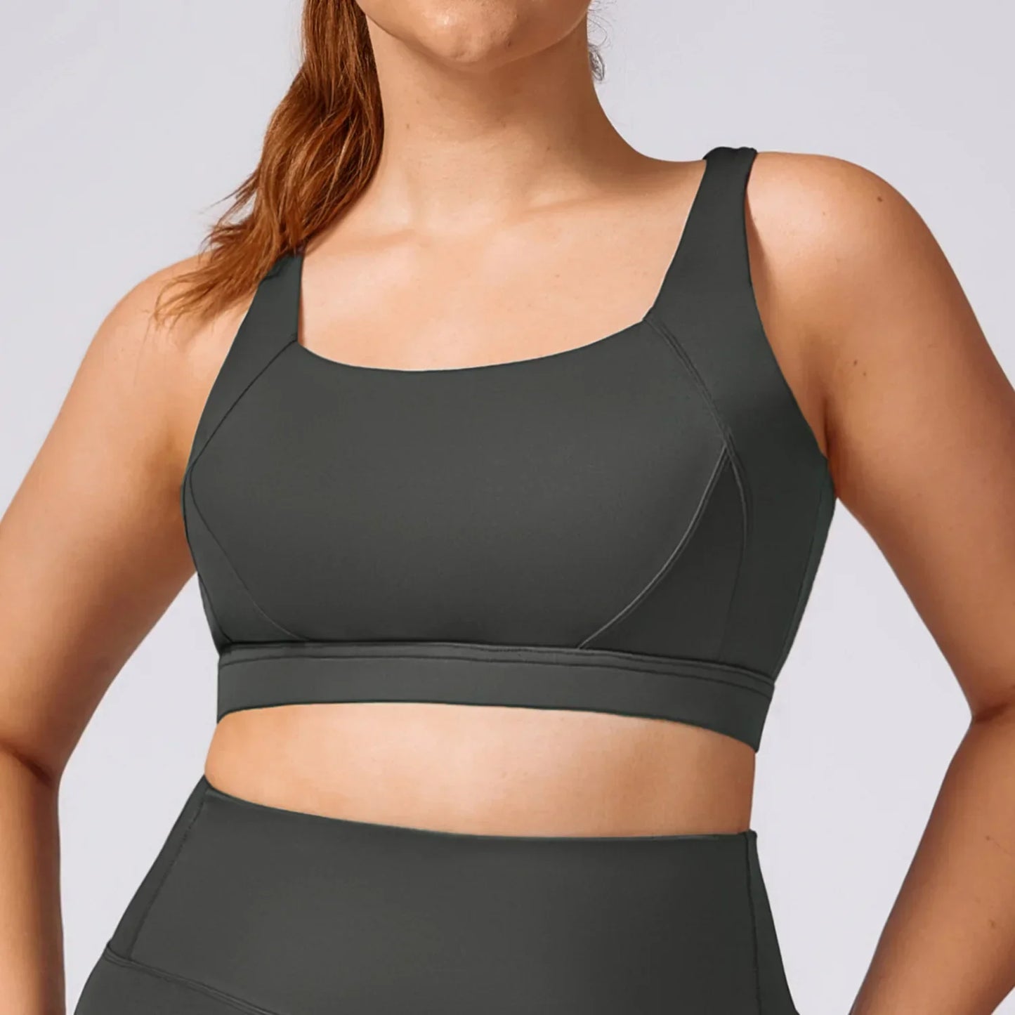 Wireless Breathable Plus Size Yoga Bra