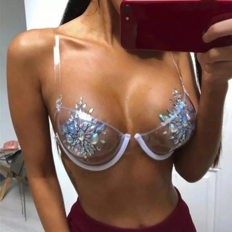 Transparent Push Up bra