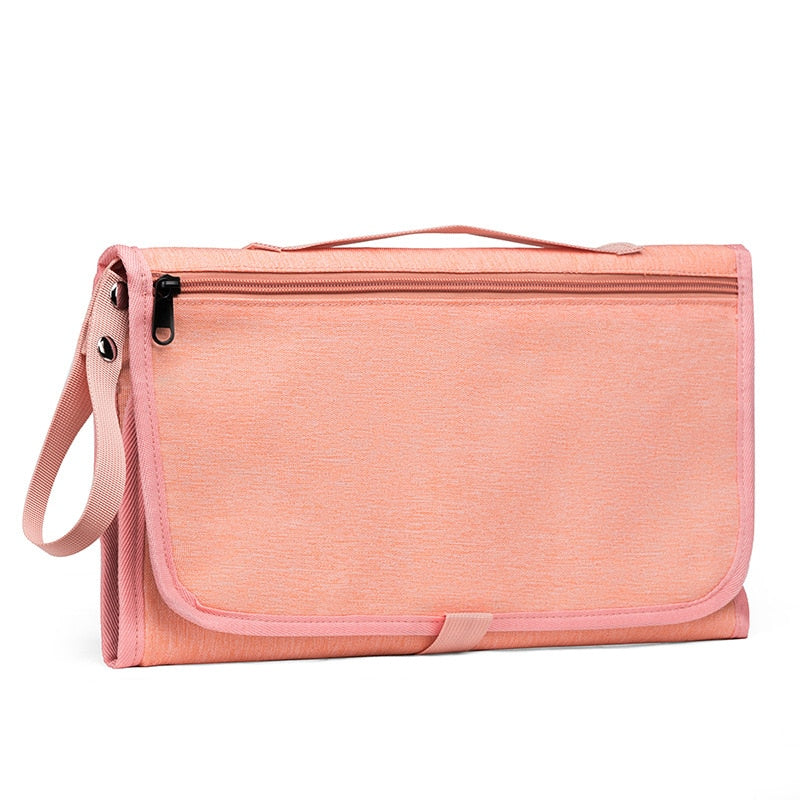 Portable Diaper Changing Pad Portable Baby Changing Pad with Pockets Waterproof Travel Diaper Changing Station Kit Baby Gifts - MONLANE