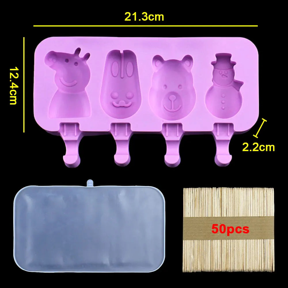 DIY Ice Cream Silicone Molds