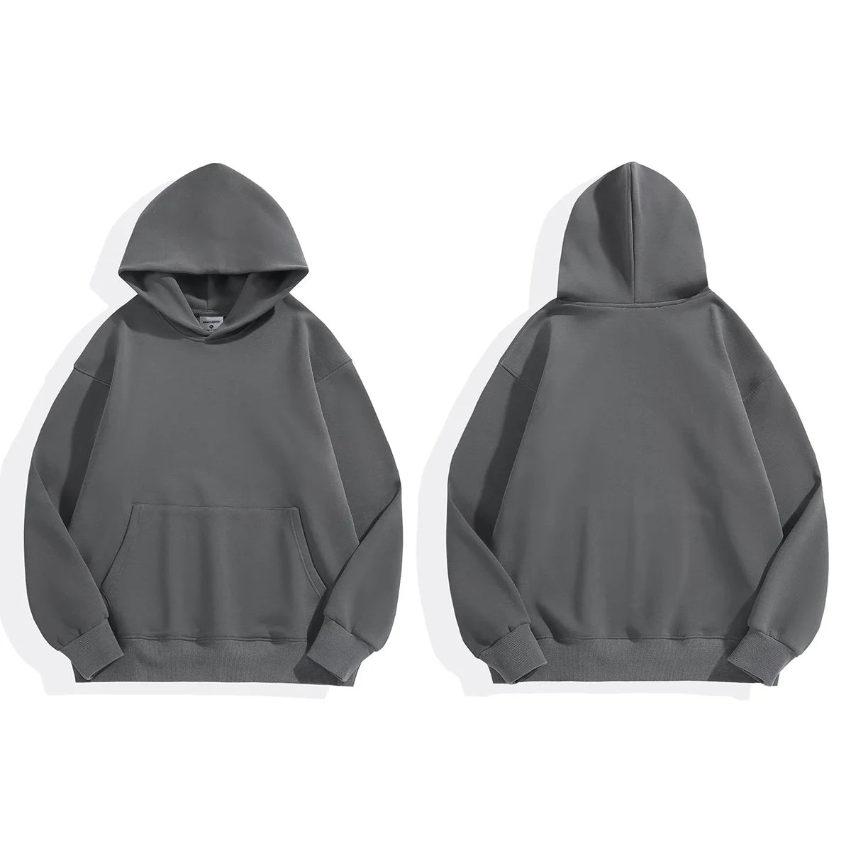 Cotton Plus Velvet Hooded Sweater