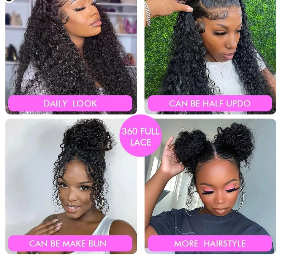 Drawstring Invisi Strap 360 Full Lace