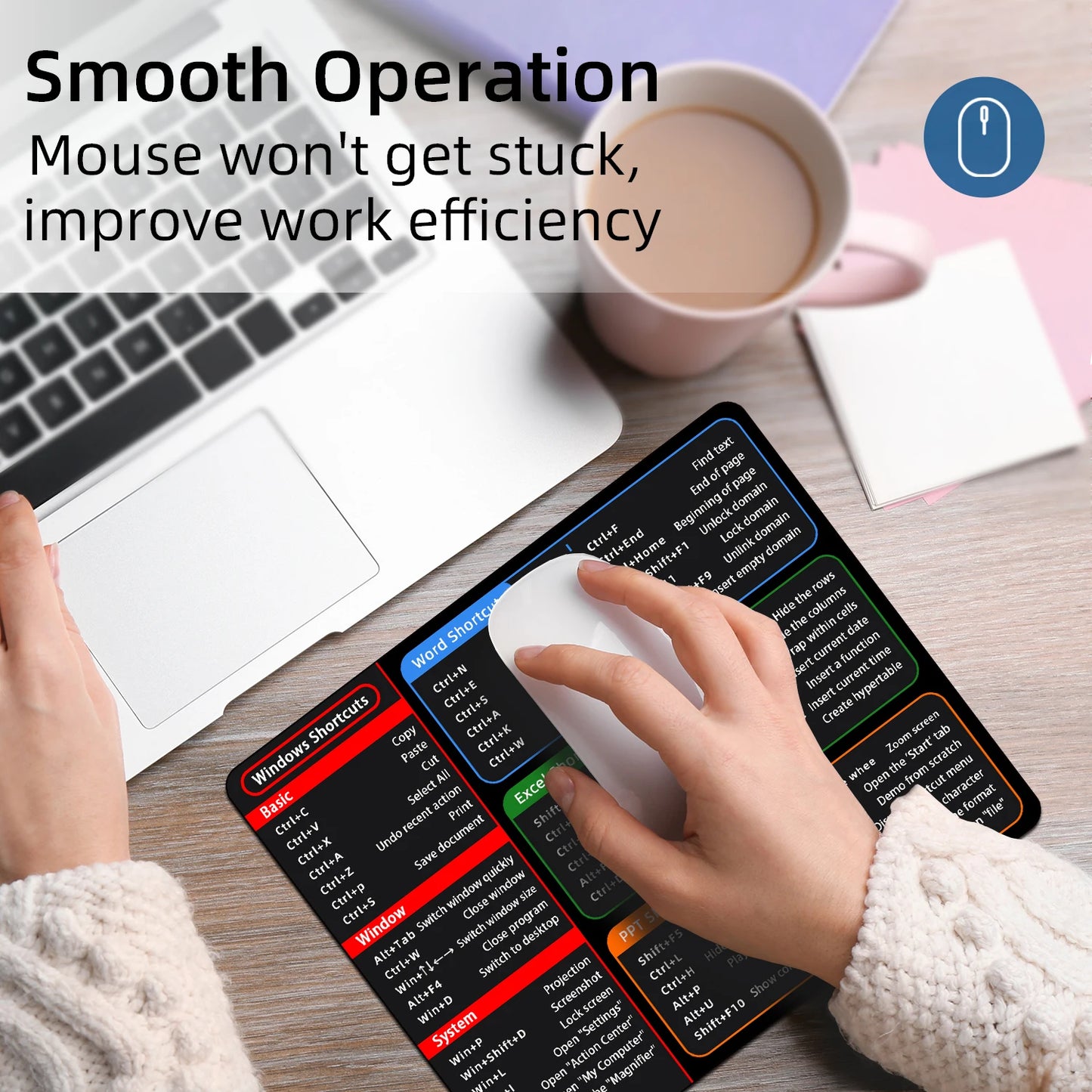 EXCO Shortcuts Mouse Pad