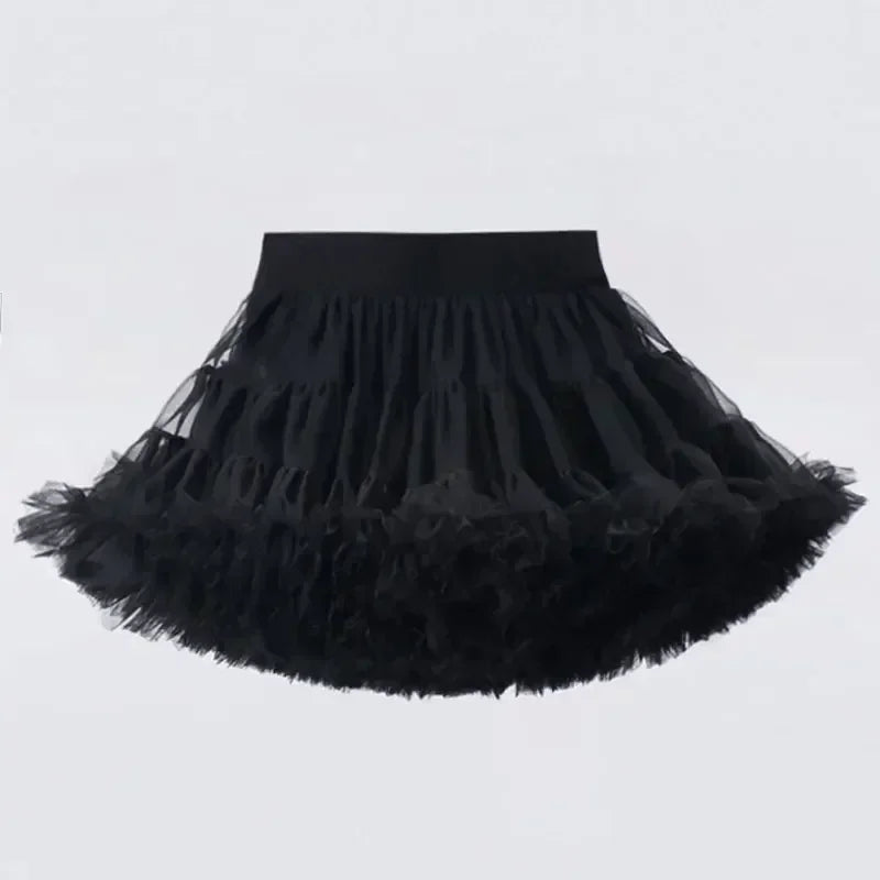 Lace Skirt Girls Fluffy Tutu Skirt