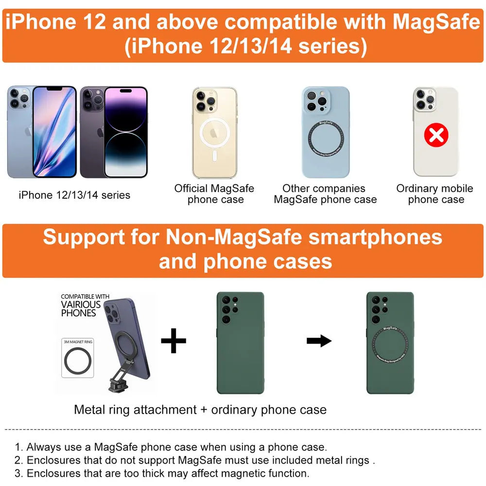 Magnetic Phone Tripod Mount