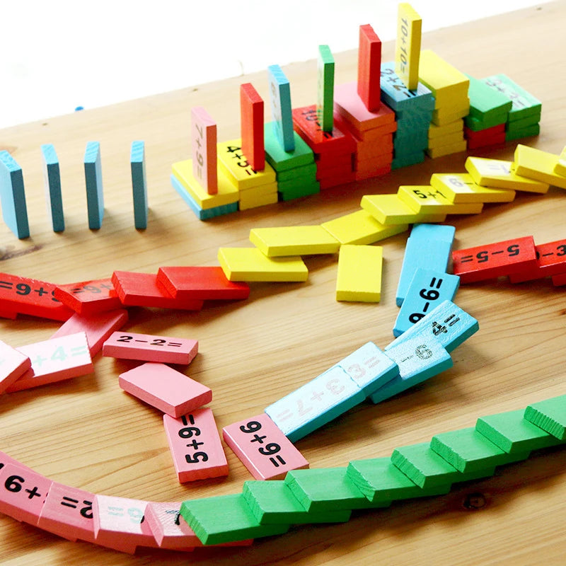 Math Domino Blocks