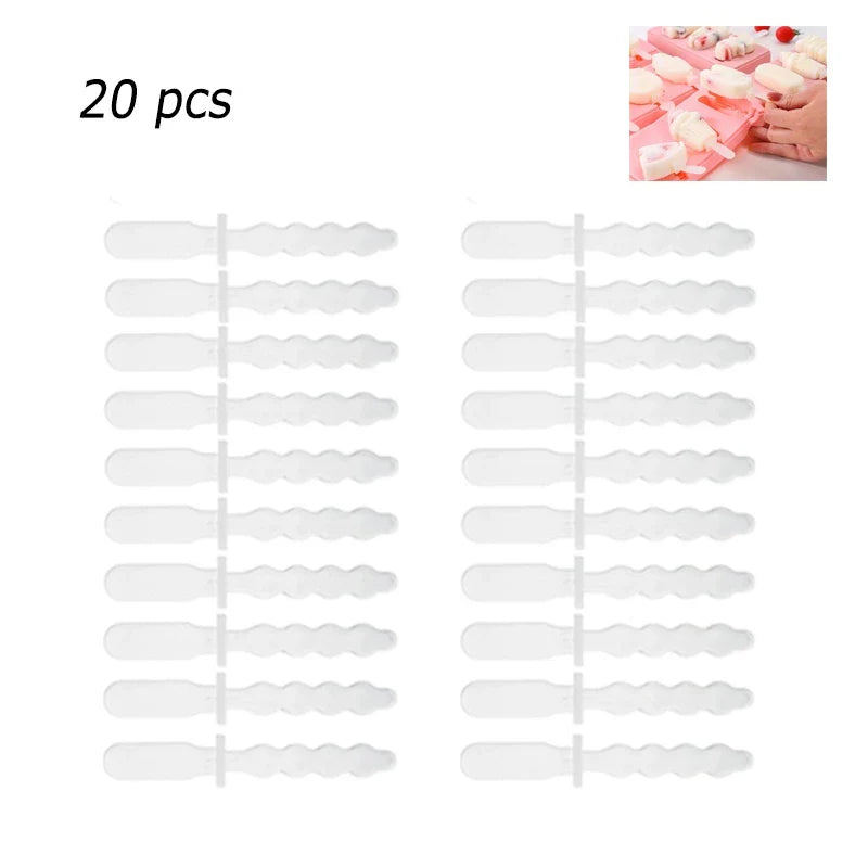 Silicone Ice Cream Mold with Lid and Sticks
