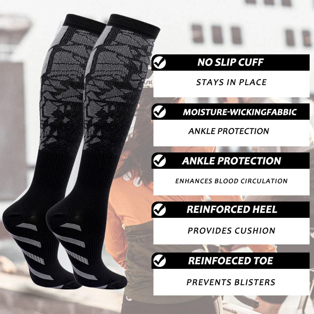 1 Pair Sports Compression Socks for Women and Men - MONLANE