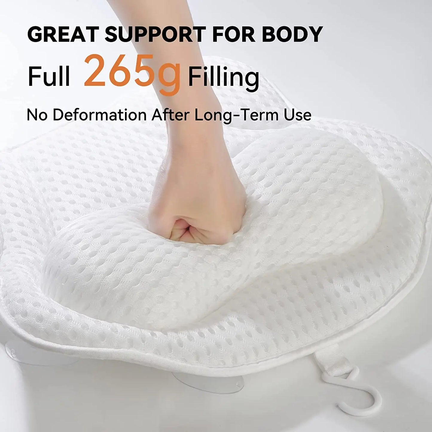 Bathtub Pillow for for Neck & Back Support