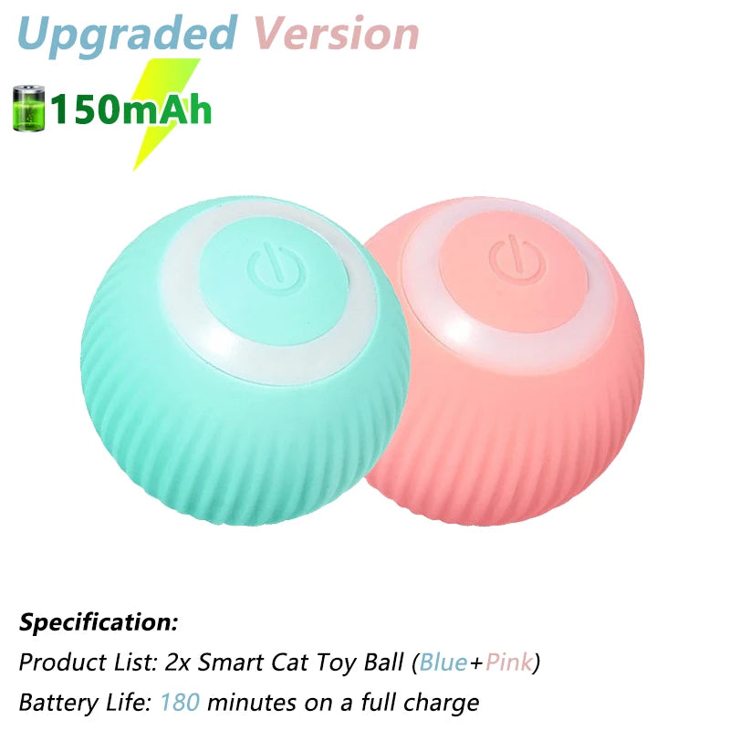 Smart Cat Toy Automatic Rolling Ball