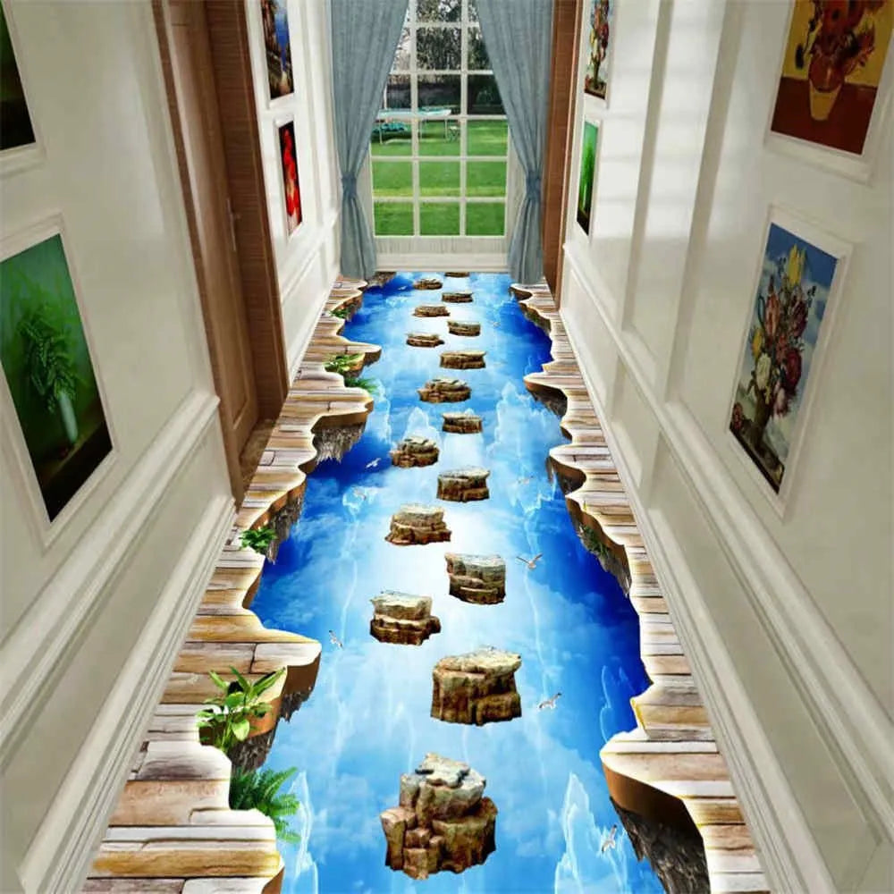 3D Graphic Illusion Floor Mats