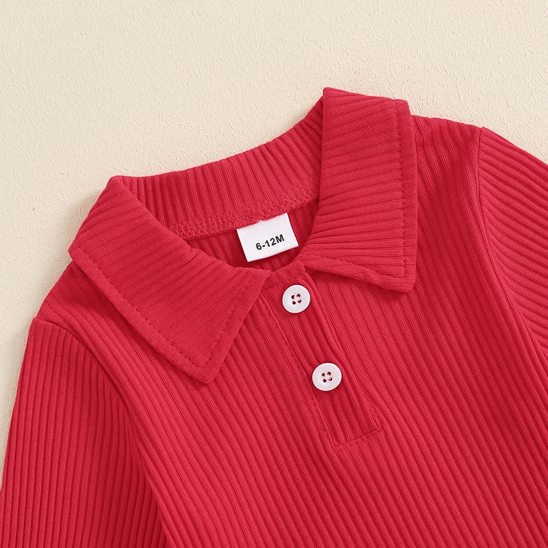 Ribbed Knit Long Sleeve girl outfit