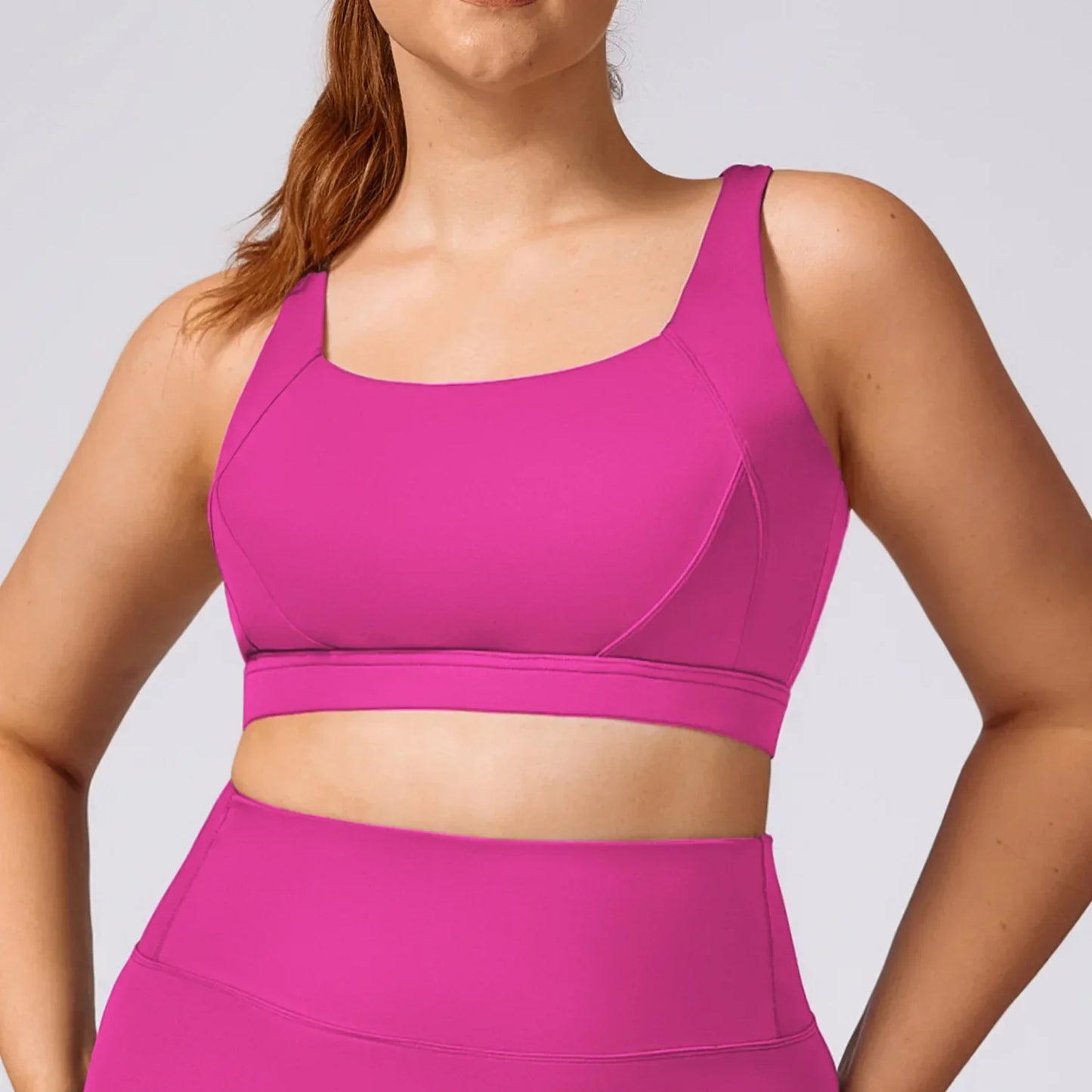 Wireless Breathable Plus Size Yoga Bra