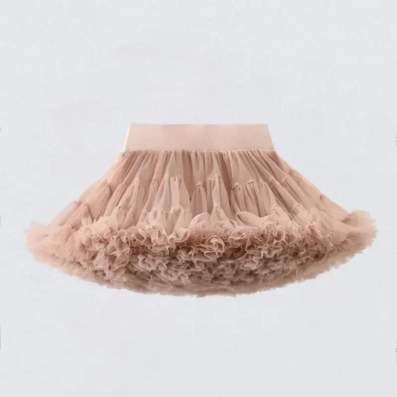 Lace Skirt Girls Fluffy Tutu Skirt