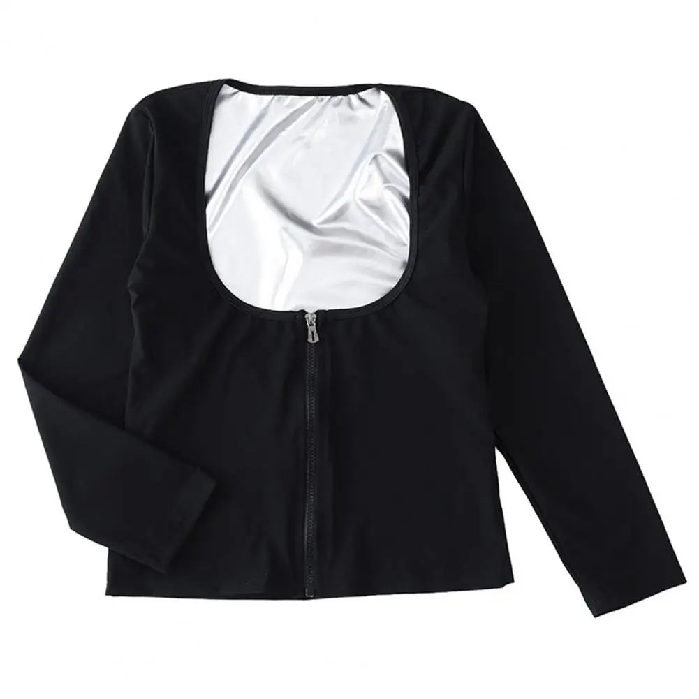 Zipper Closure Sauna Suit