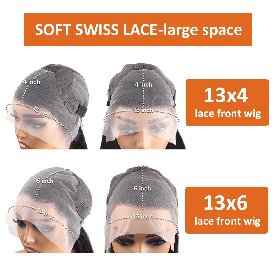 Orange Ginger Lace Front Wig Body Wave - MONLANE