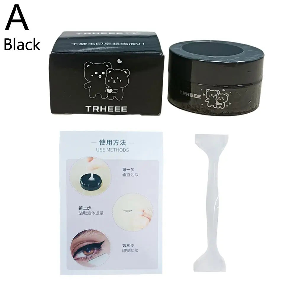 Eyeliner Eyelash Stamp Set