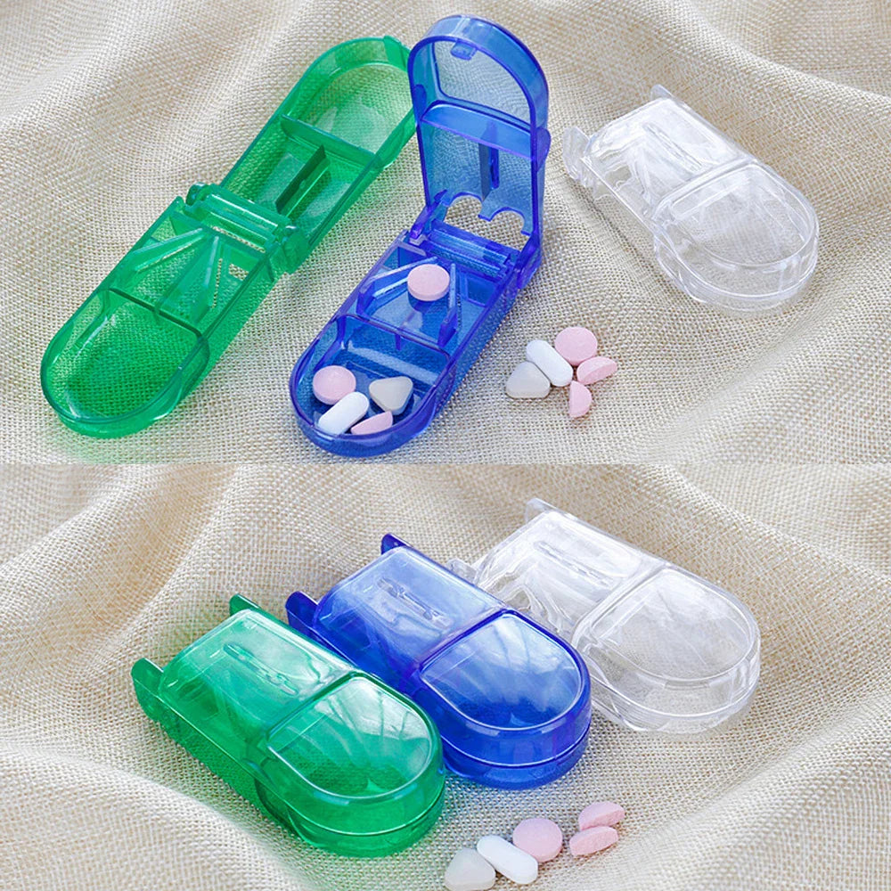 Pill Splitter with Retracting Blade Guard - MONLANE