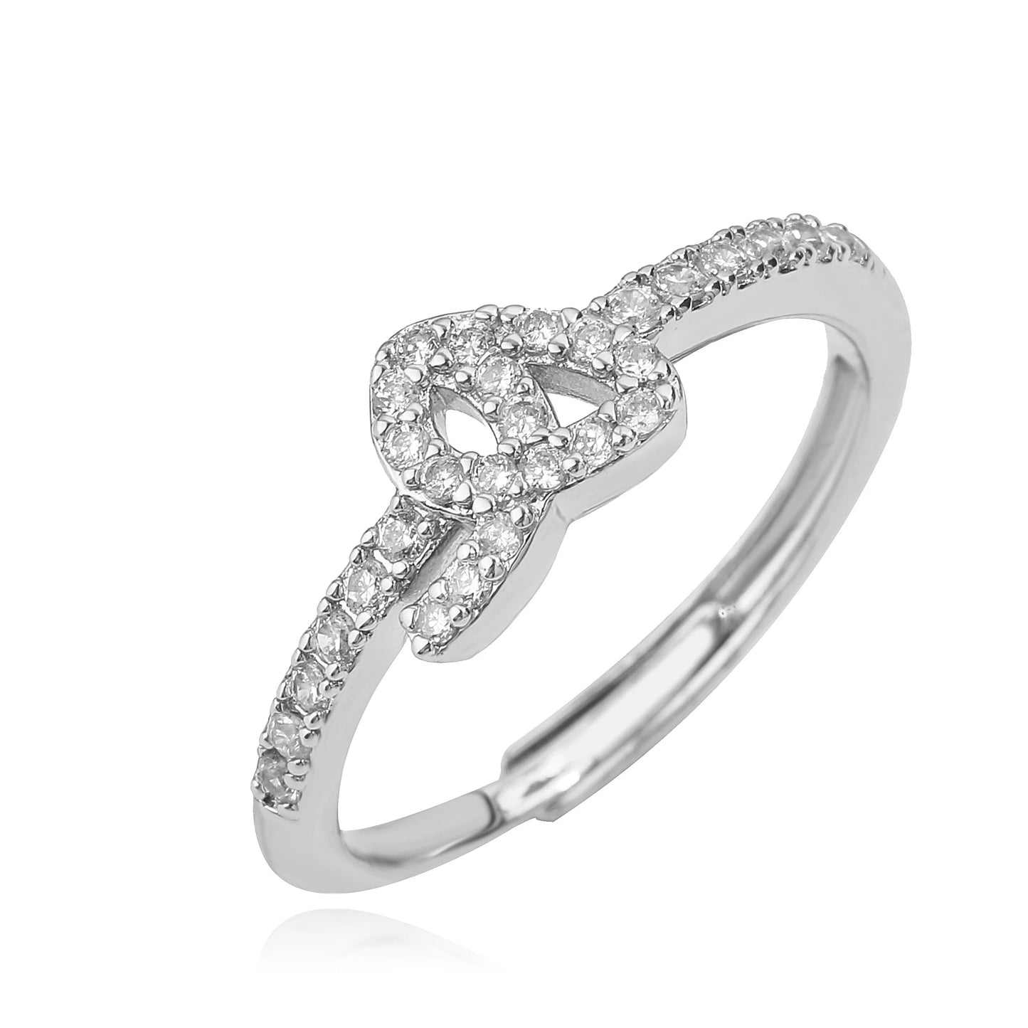 Zircon Arabic Letter Ring