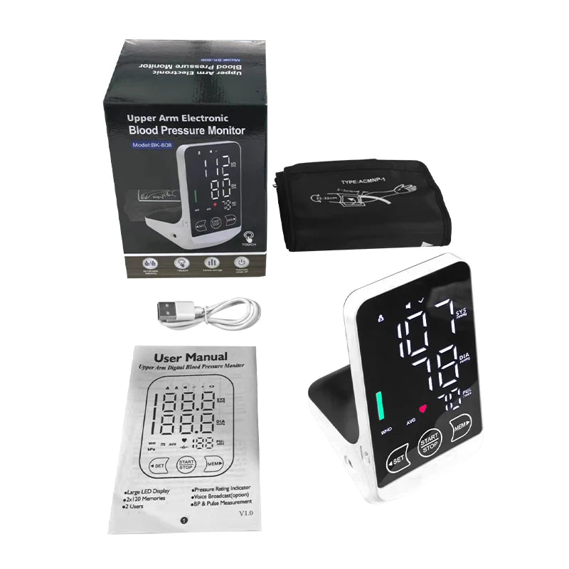 Voice command Blood Pressure Monitor