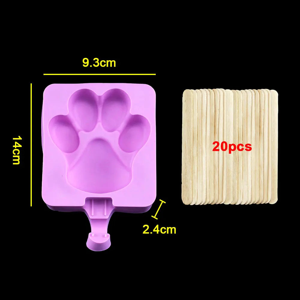DIY Ice Cream Silicone Molds