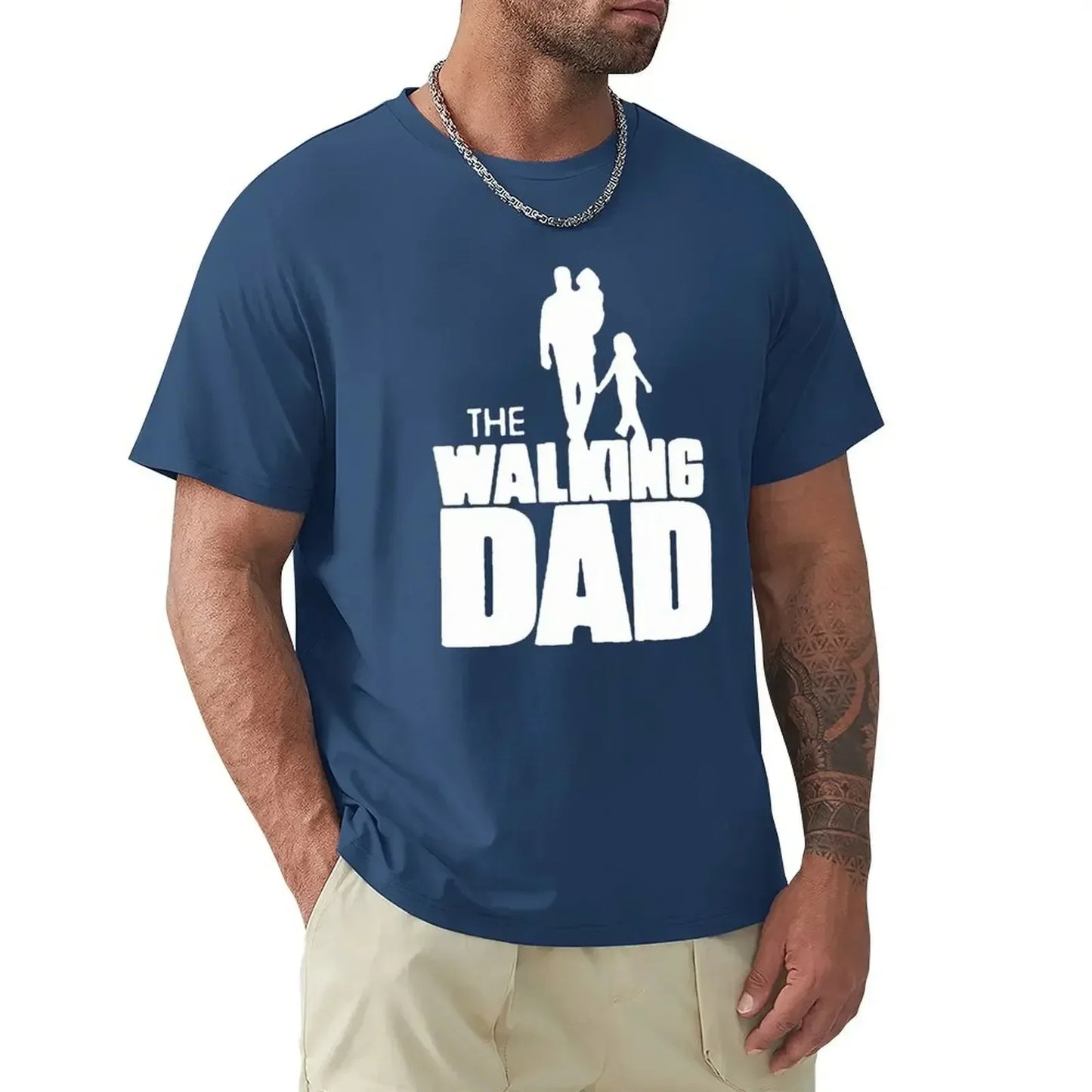 Father's Day T-shirt Walking Dad