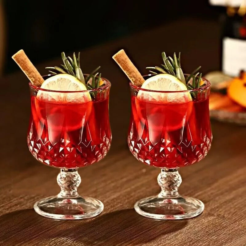 Vintage Crystal Cocktail Goblet