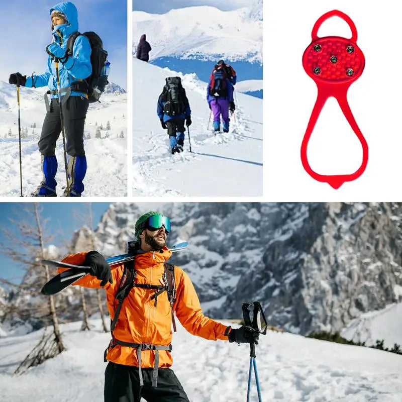 5 Teeth Ice Gripper For Shoes
