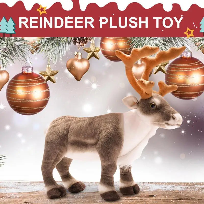 Reindeer Plush Pillow
