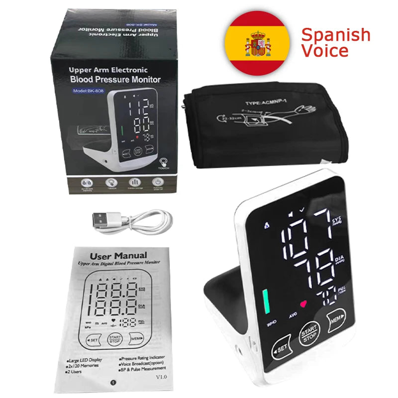 Voice command Blood Pressure Monitor