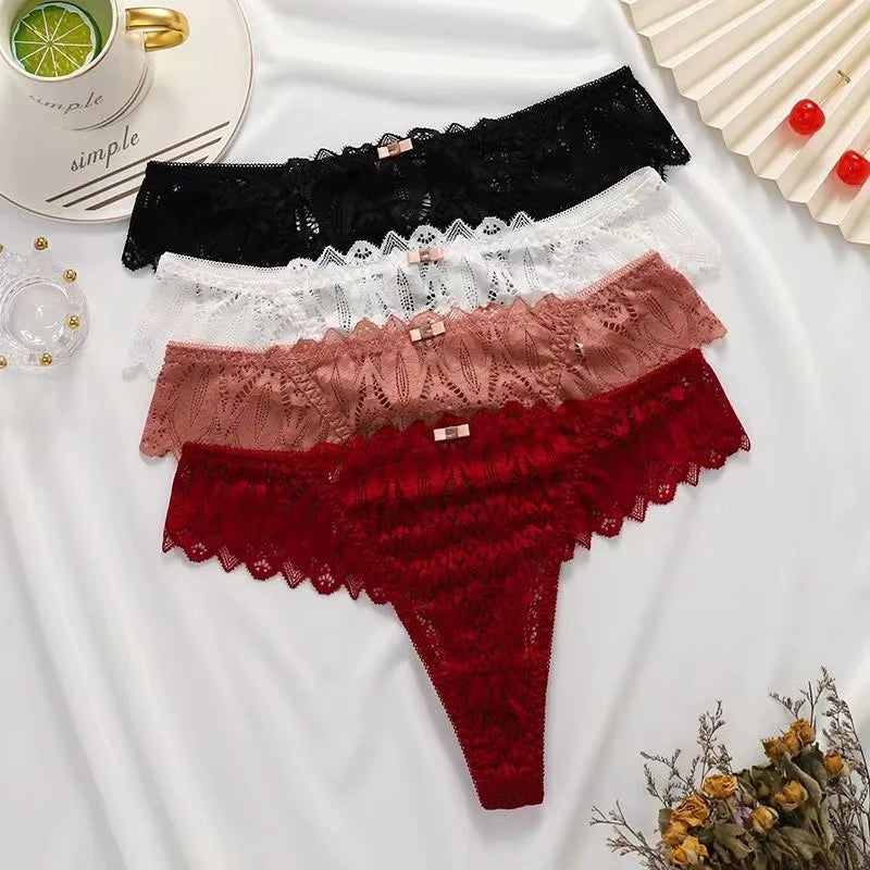 Women's Sexy lace  String Panties - MONLANE