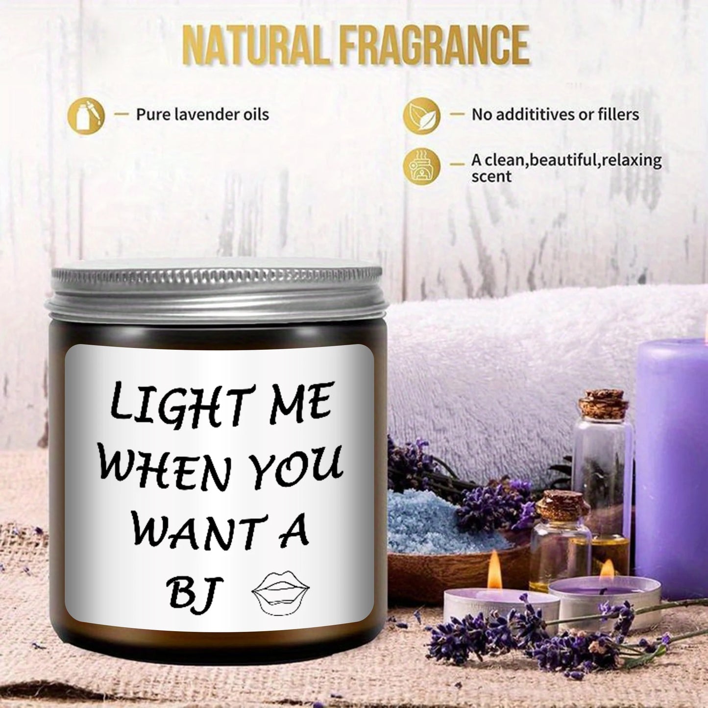 lavender Scented Jar Candles