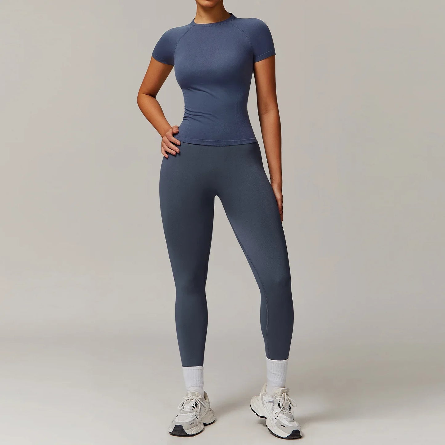 Seamless 2 Piece Fitness Leggings Set