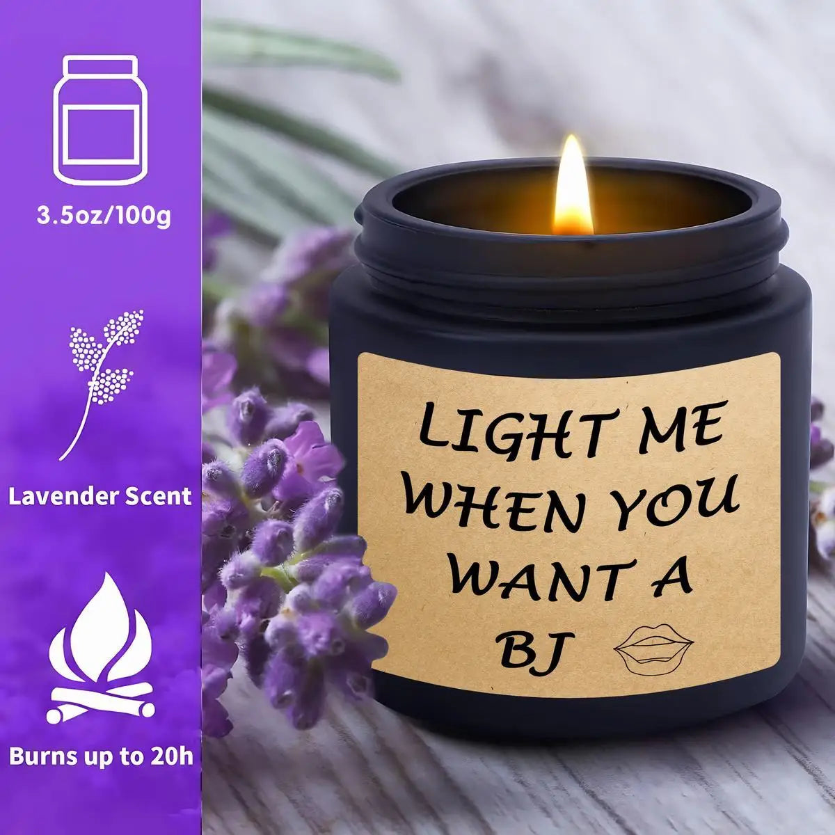 lavender Scented Jar Candles