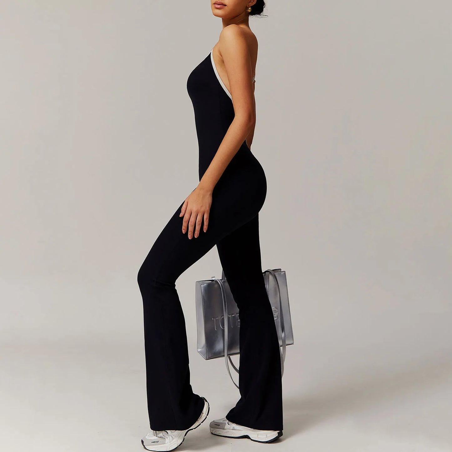 Cross Back Yoga Jumpsuit