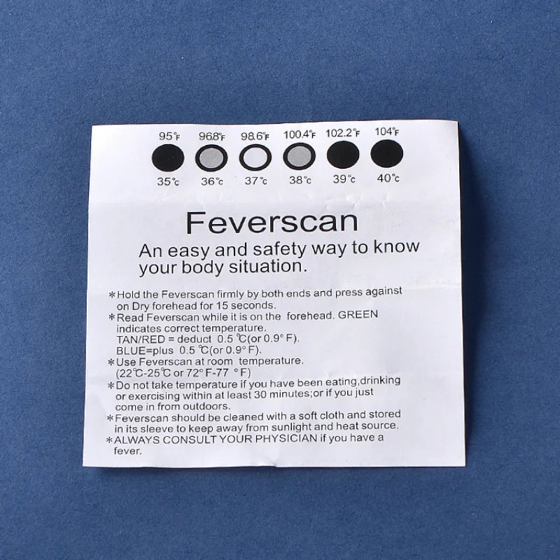 Forehead Head Strip Thermometer