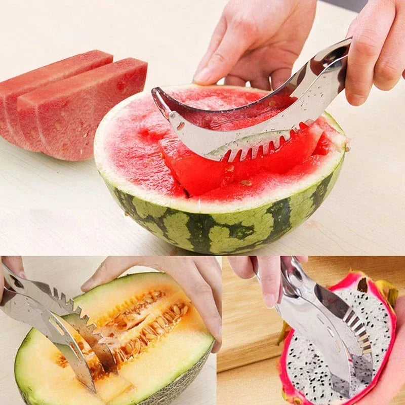 Watermelon Cutter Stainless Steel Salad Fruit Slicer - MONLANE