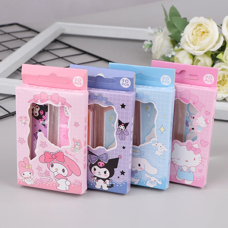 10Pcs Cute Hello Kitty Band Aid