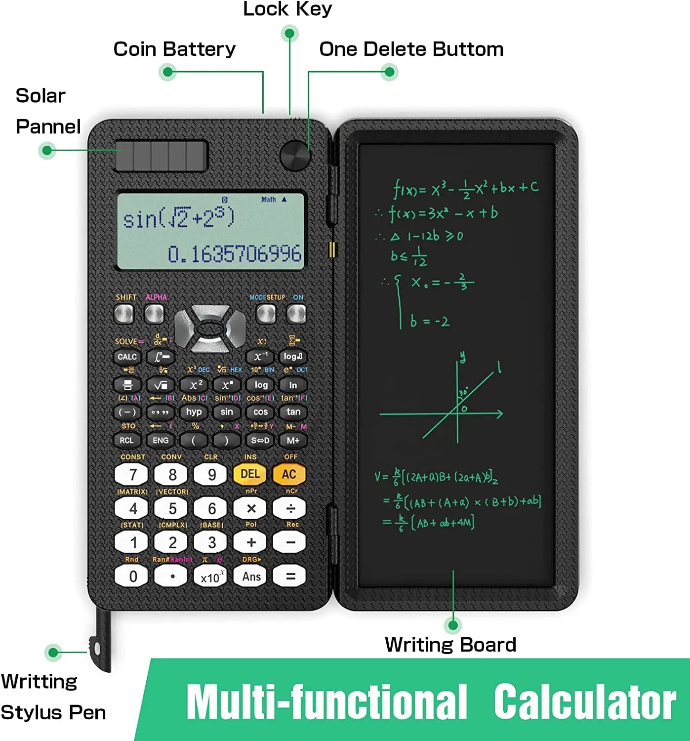 Solar Scientific Calculator