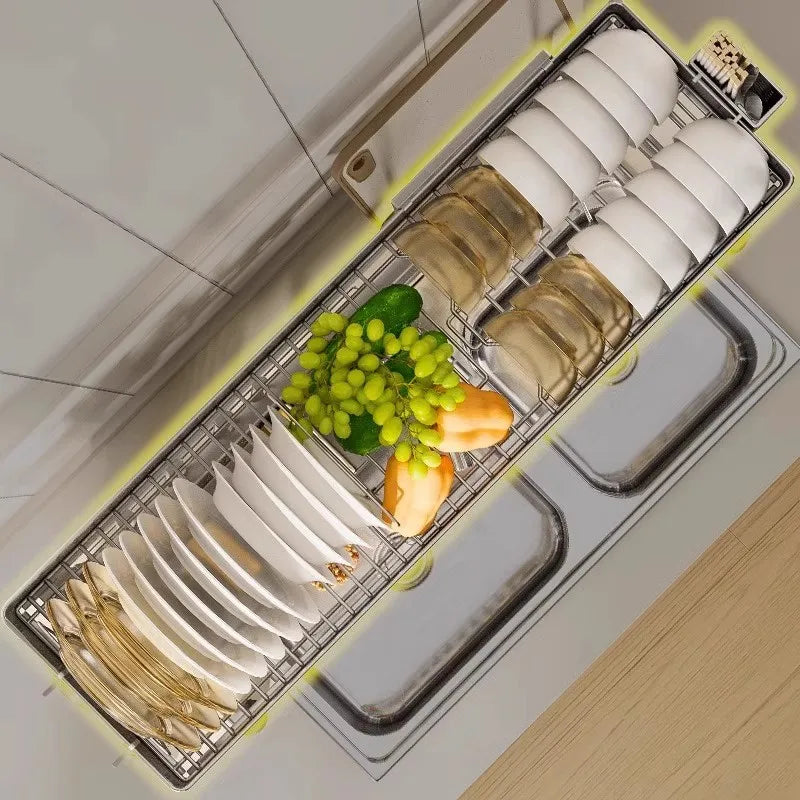 Adjustable Over The Sink Drying Rack