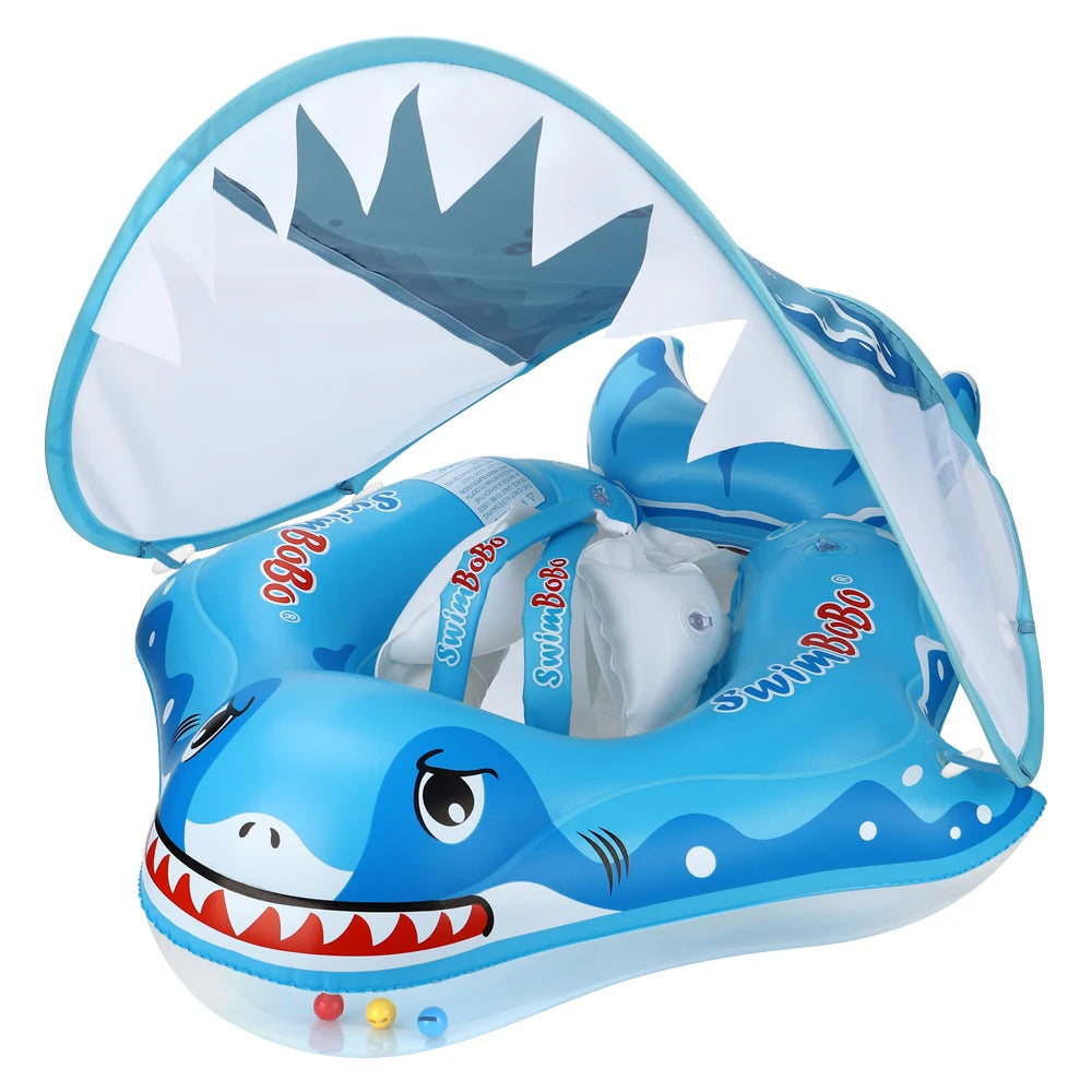 Baby Swimming Float With Canopy Splash