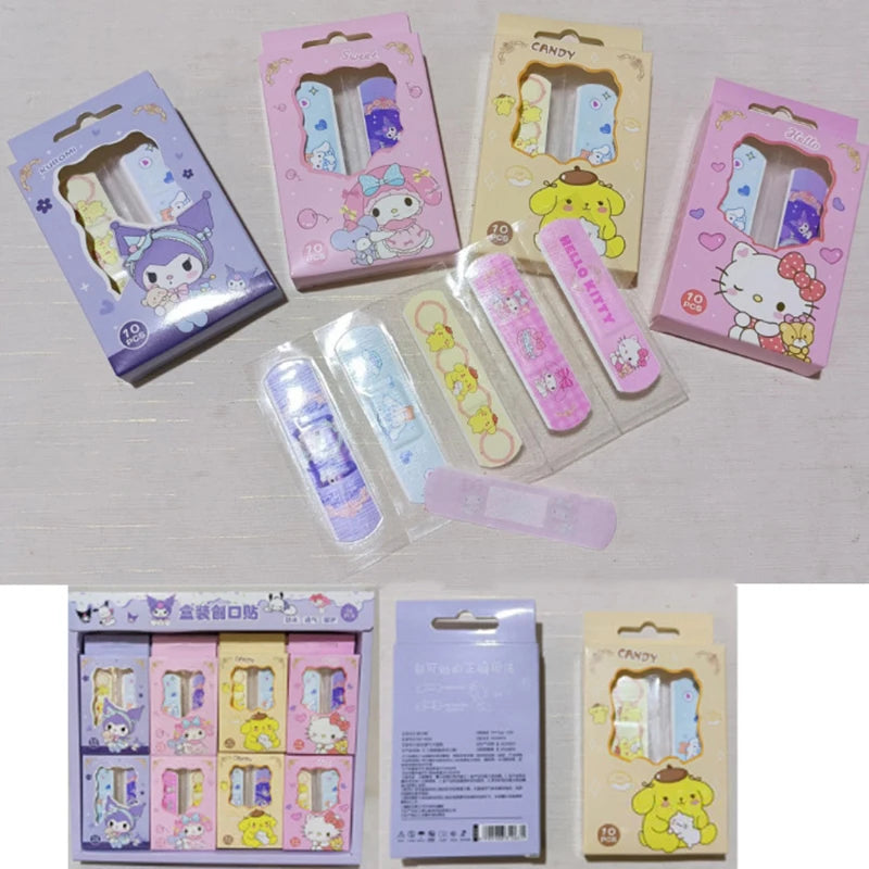 10Pcs Cute Hello Kitty Band Aid
