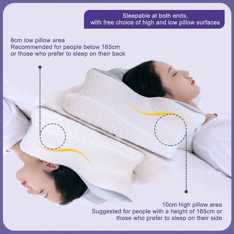 Butterfly Shaped Cervical Slow Rebound Neck Pillow - MONLANE