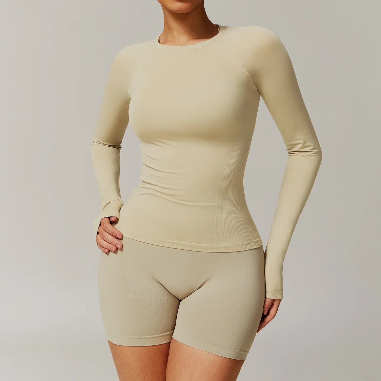 Seamless 2 Piece Fitness Leggings Set