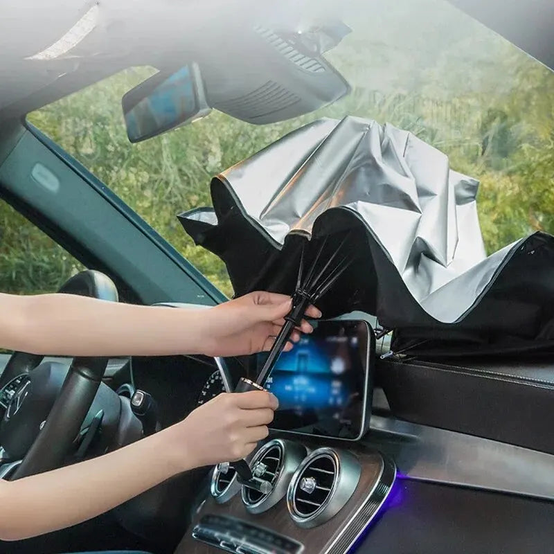 Windshield Folding Front Parasol Umbrella