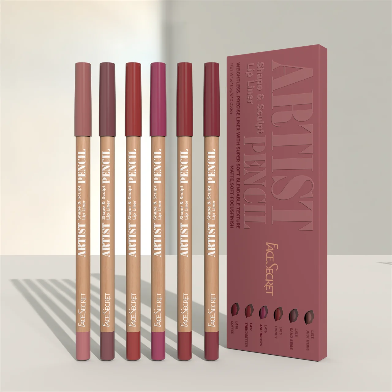 Artist Shape Sculpt Lip Liner Pencil Set
